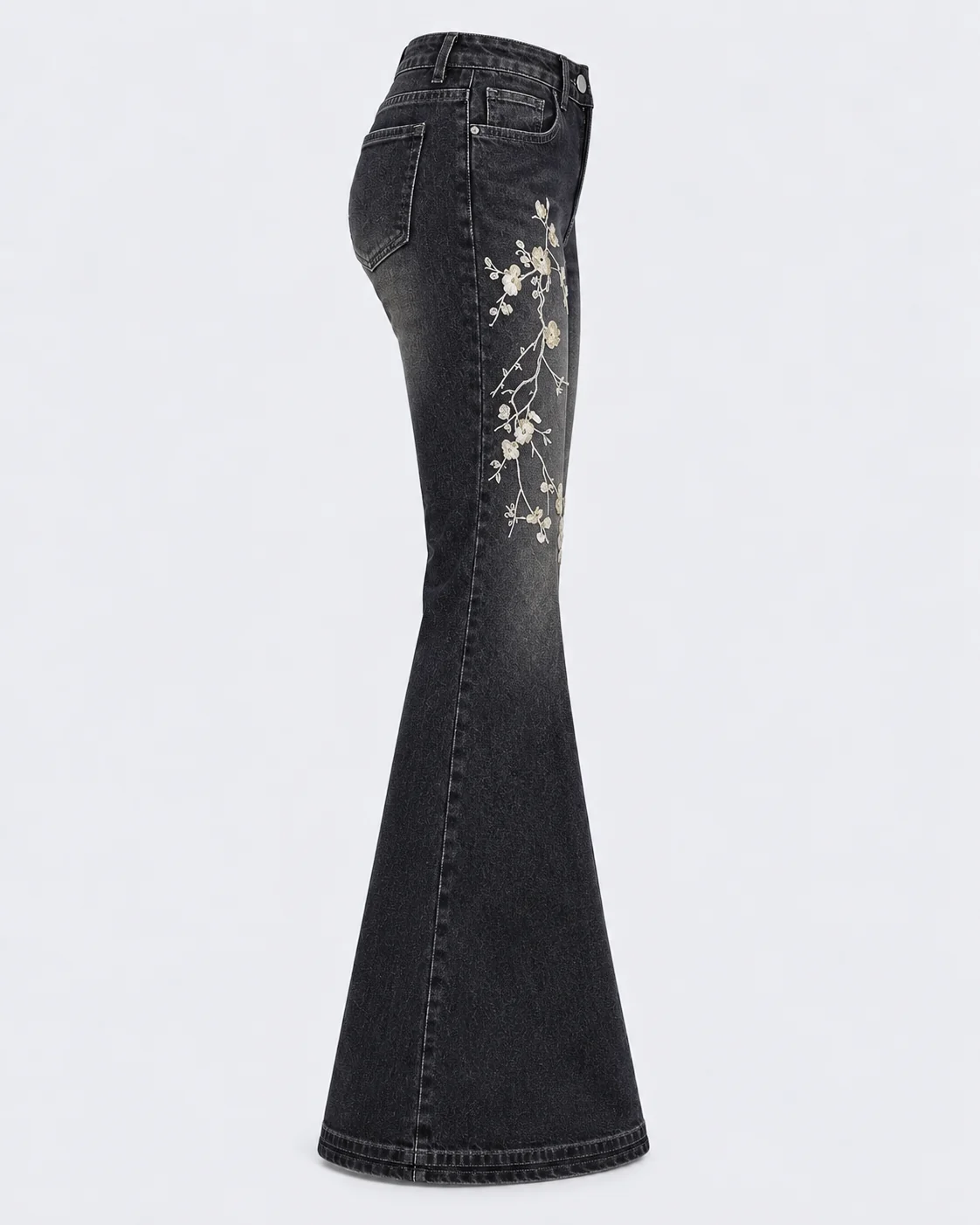 Onyx Blossom Flare Jeans product photo 4