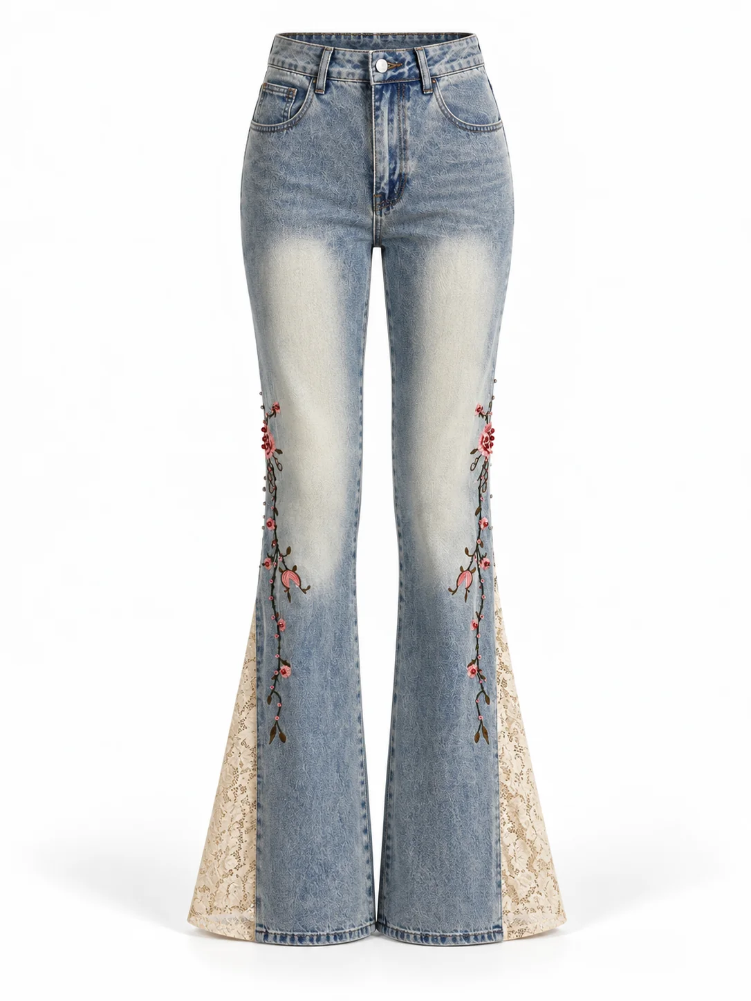 Rosebud Lace Flare Jeans product photo 1