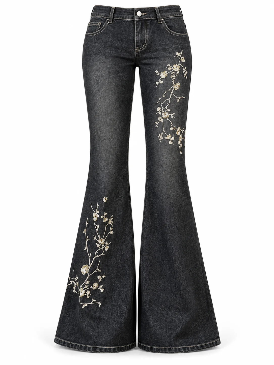 Onyx Blossom Flare Jeans product photo 1
